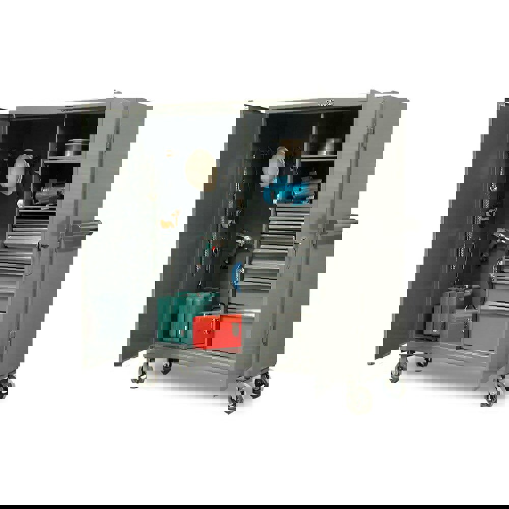 Storage Cabinets; Cabinet Type: Rigging ; Cabinet Material: Steel ; Width (Inch): 48in ; Depth (Inch): 24in ; Cabinet Door Style: Solid ; Height (Inch): 68in